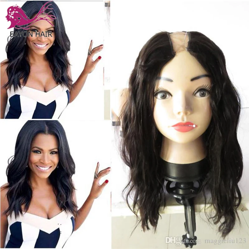 EAYON U Part Wig Human Hair 180 Density Glueless Human Hair 