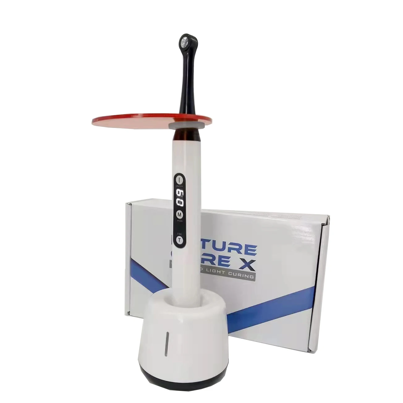 Dental Wireless 1 Second LED Curing Light Cure Lamp High Power 5W Output Intensity 2700mw/c㎡ Wide Spectrum Wave Length 385-515nm