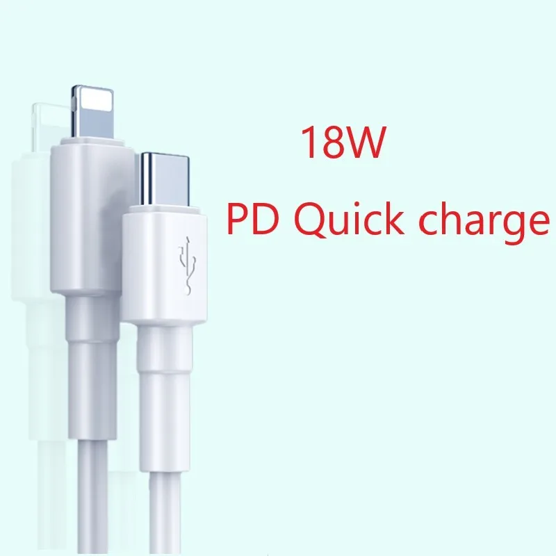 PD 18 Вт для USB C Lightning iPhone Xs X 8 pin TypeC 3A быстрое зарядное устройство типа Macbook