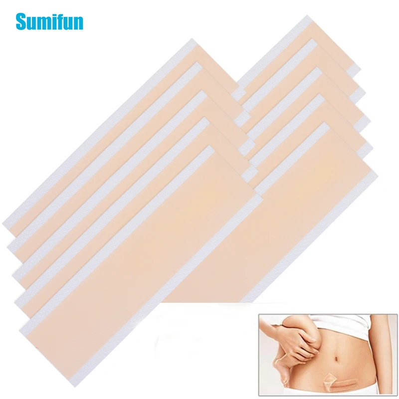 

5Pc Silicone Scar Removal Patch Sheet Burn Skin Repair Gel Soft Surgery Flatten Strips Self Adhesive Medical Plaster Health Care