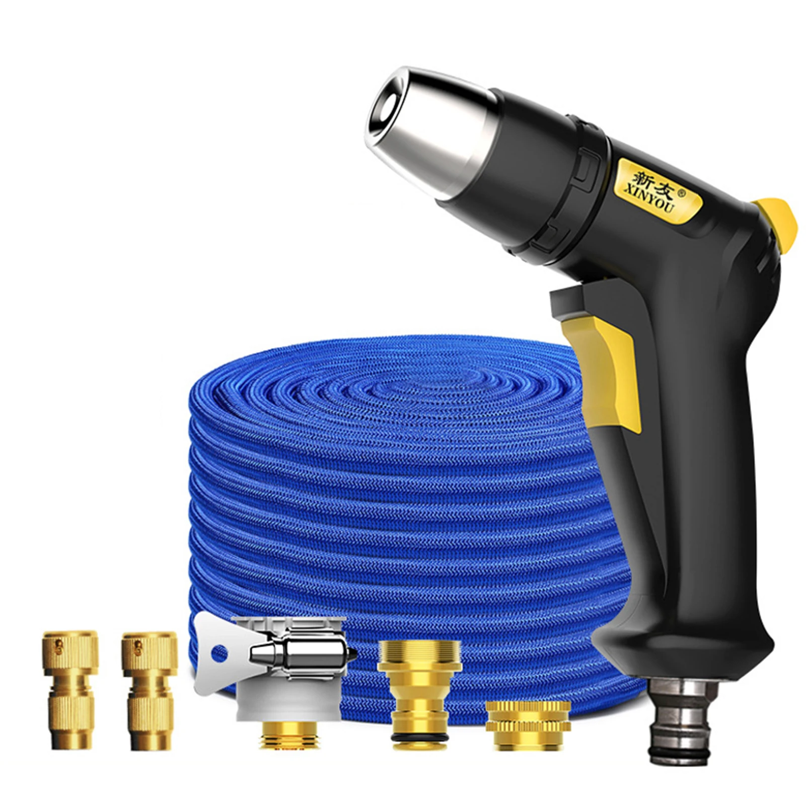 

Шланг садовый гибкий, 2,5/5/10 м,/футов, f