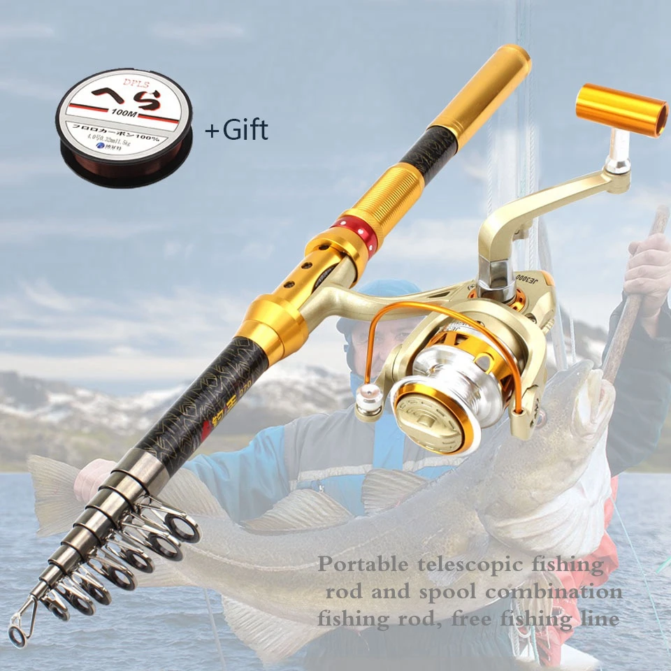 Портативная телескопическая удочка из углеродного волокна 1 8 3 0 м и Набор сумок