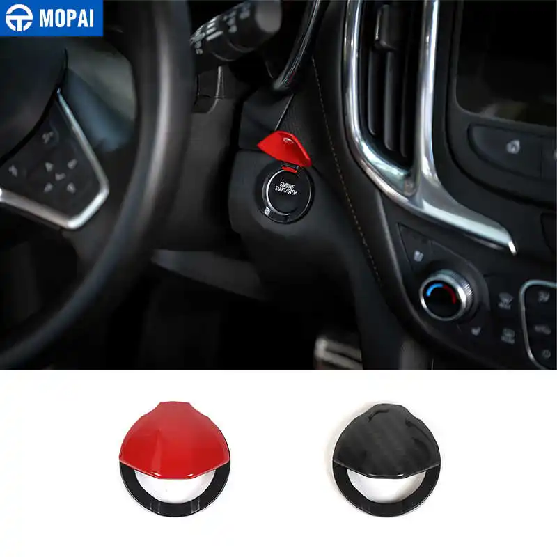 

Декоративный чехол MOPAI для салона автомобиля, кнопки запуска и остановки двигателя, наклейки ABS для Chevrolet Equinox 2017, Стайлинг автомобиля