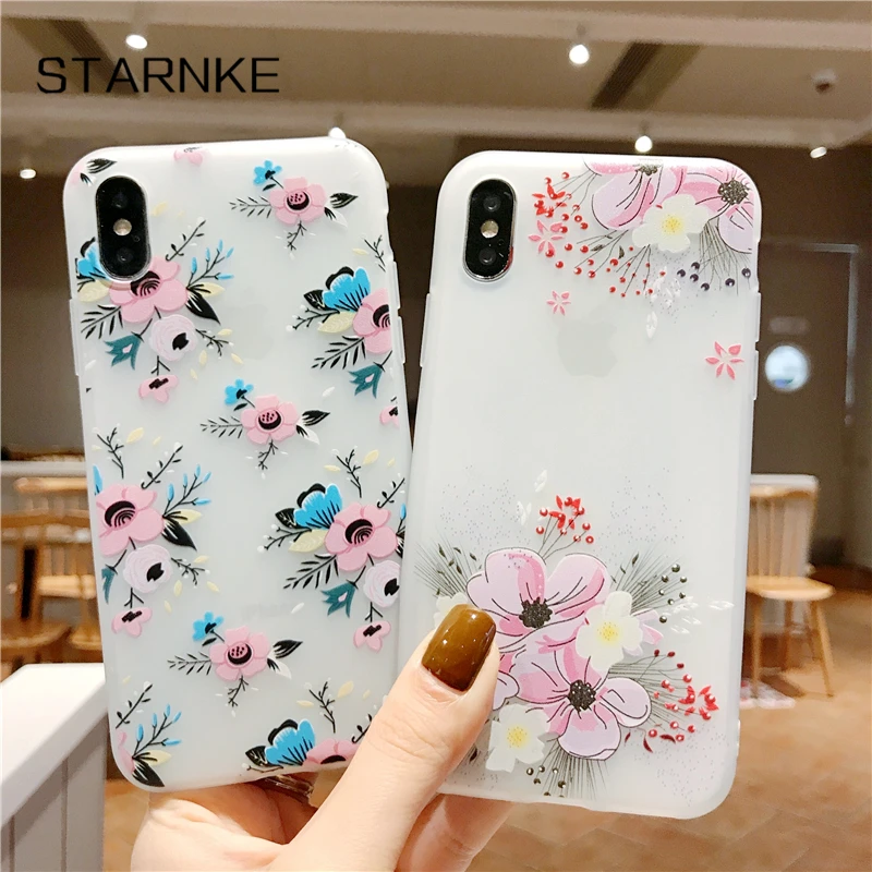 Flowers Case For Xiaomi 9T A2 A3 Lite Note 10 Silicone Redmi 9S 9 Pro Max 8T 4 4X 5 6 6A 7 7A 8 8A S2 3S Cover | Мобильные телефоны