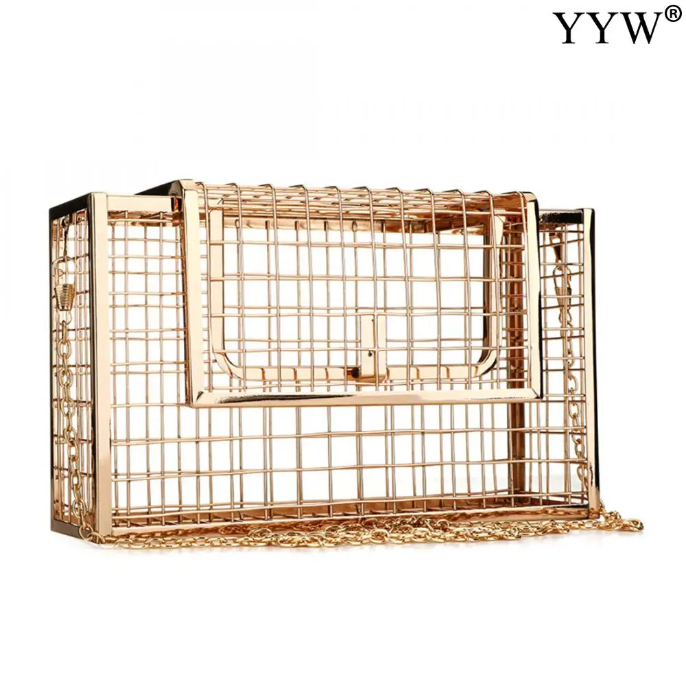 Сумка кросс-боди Женская квадратная модный саквояж в клетку для птиц клетка