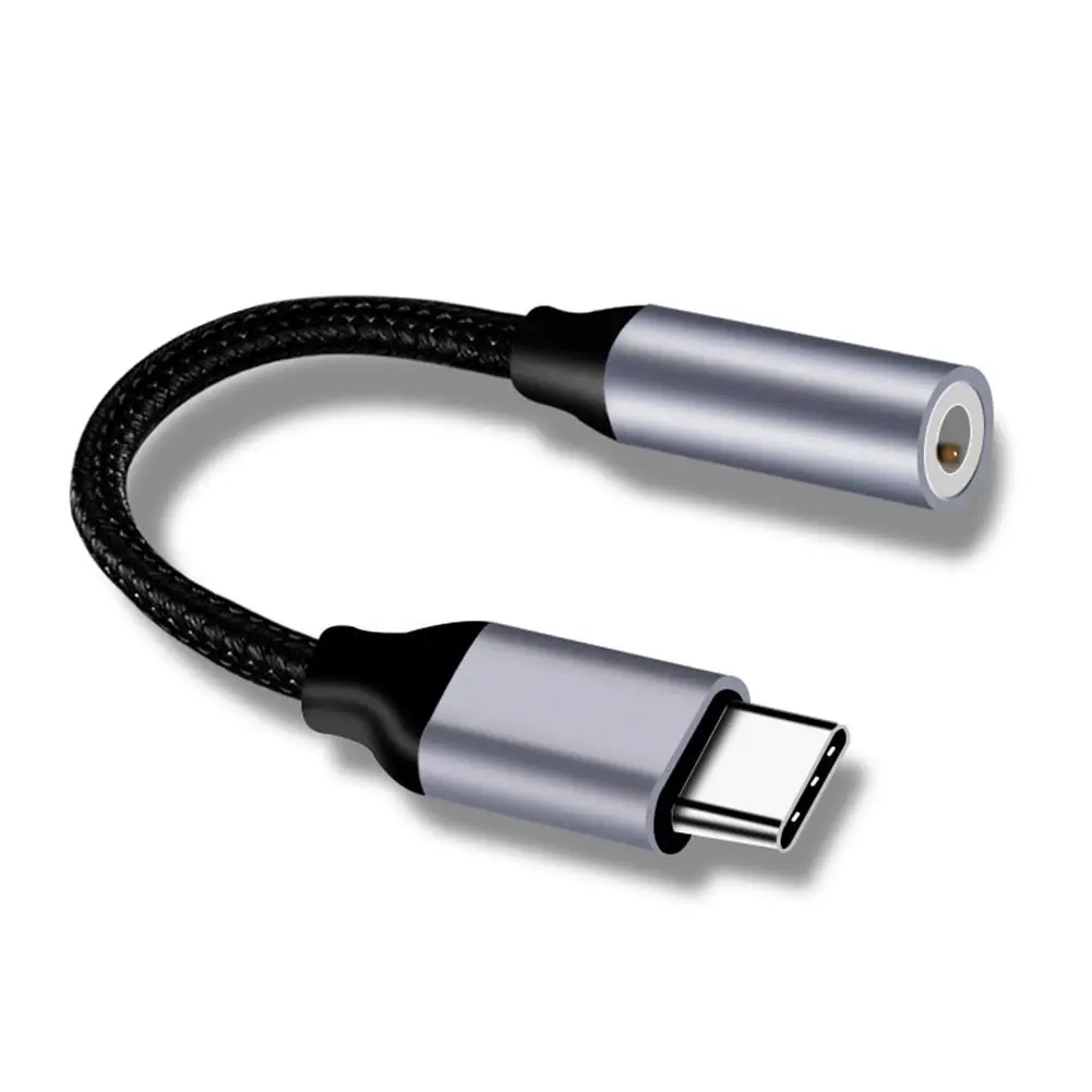Кабель для наушников с разъемом типа C на 3 5 мм USB None AUX адаптер Huawei Mate 10 P20 Xiaomi Mi 6 6X Mix