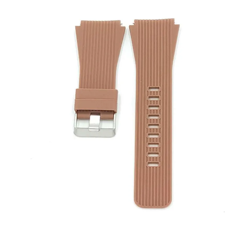 Brown Для Huami Amazfit GTR 47 мм спортивный силиконовый ремешок 22 мм ремешок для часов резиновый браслет ремень ремешок для Xiaomi Huami Amazfit 2 2S - Цвет ремешка: Brown