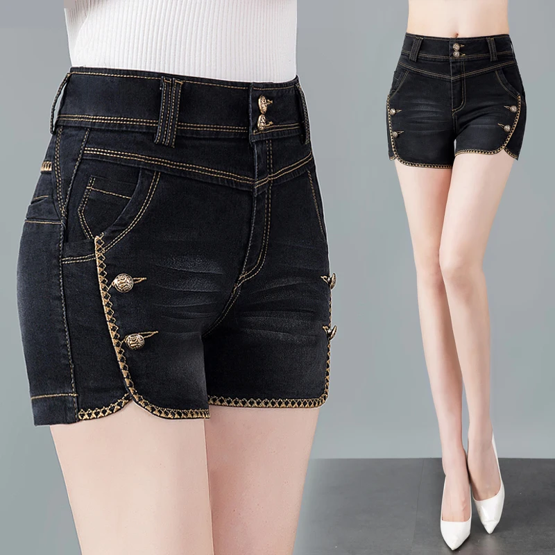 

2019 new summer slim straight jeans wear wild summer hot shorts