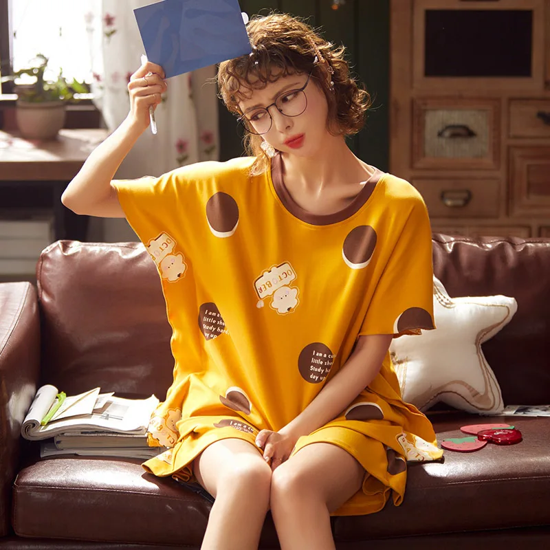 

Pajama Sets Women Cartoon Leisure Breathable Cool Soft Cozy Sweet Elegant Lovely Kawaii Fashion Various Colors Harajuku Loose