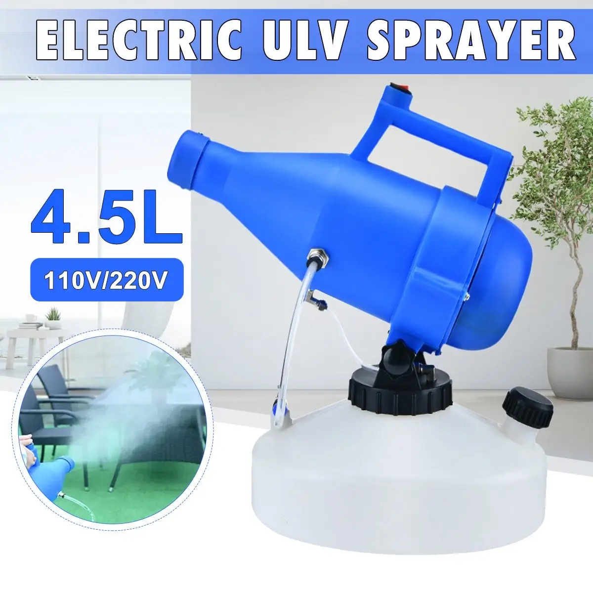 110/220V 4.5L Электрический ulv распылитель ULV ультра низкая Ёмкость холодный