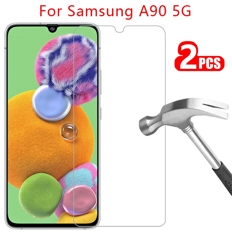 

protective glass for samsung a90 5g screen protector tempered glas on galaxy a 90 90a safety film samsun samsumg sansung galaxi