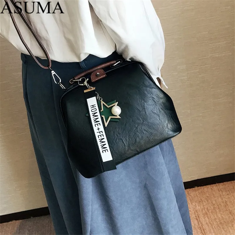 Модная женская сумка из вощеной кожи винтажная сумка-мессенджер женские сумки в