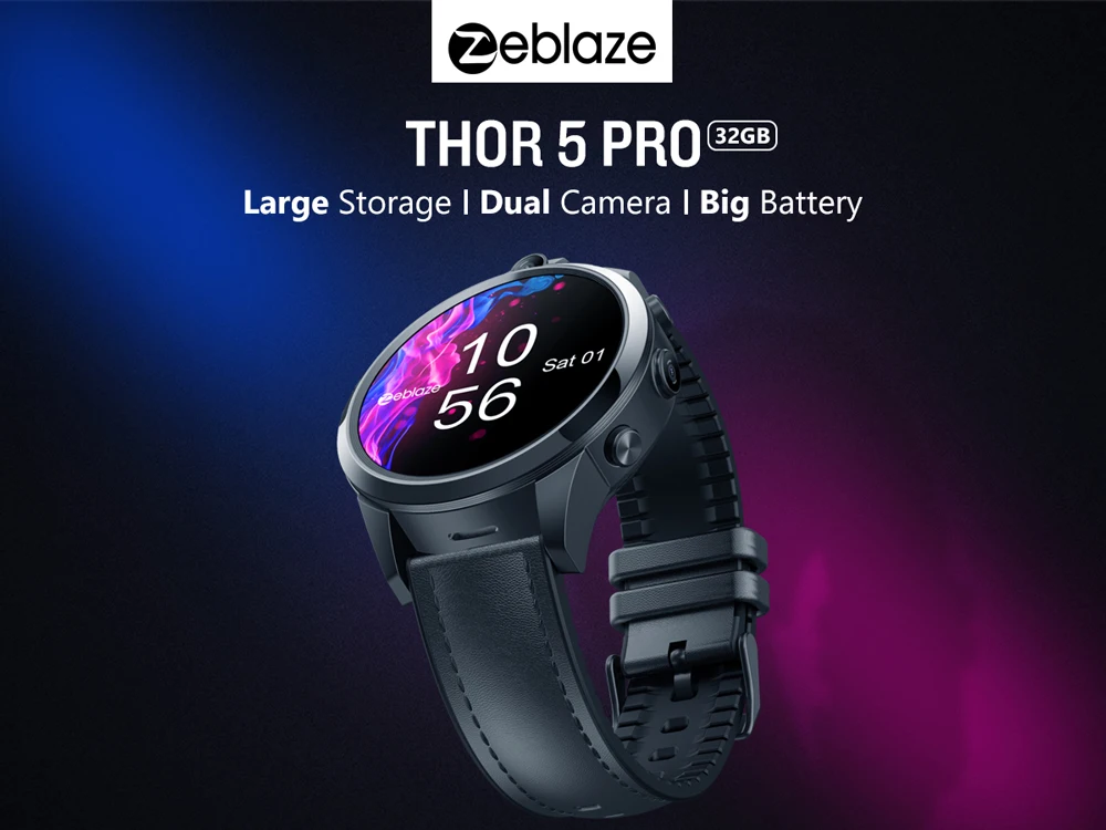 Zeblaze Thor PRO 3g gps wifi мужские Смарт-часы MTK6580 четырехъядерный 1 ГБ 16 ГБ Android 5,1 МП камера монитор сердечного ритма Смарт-часы