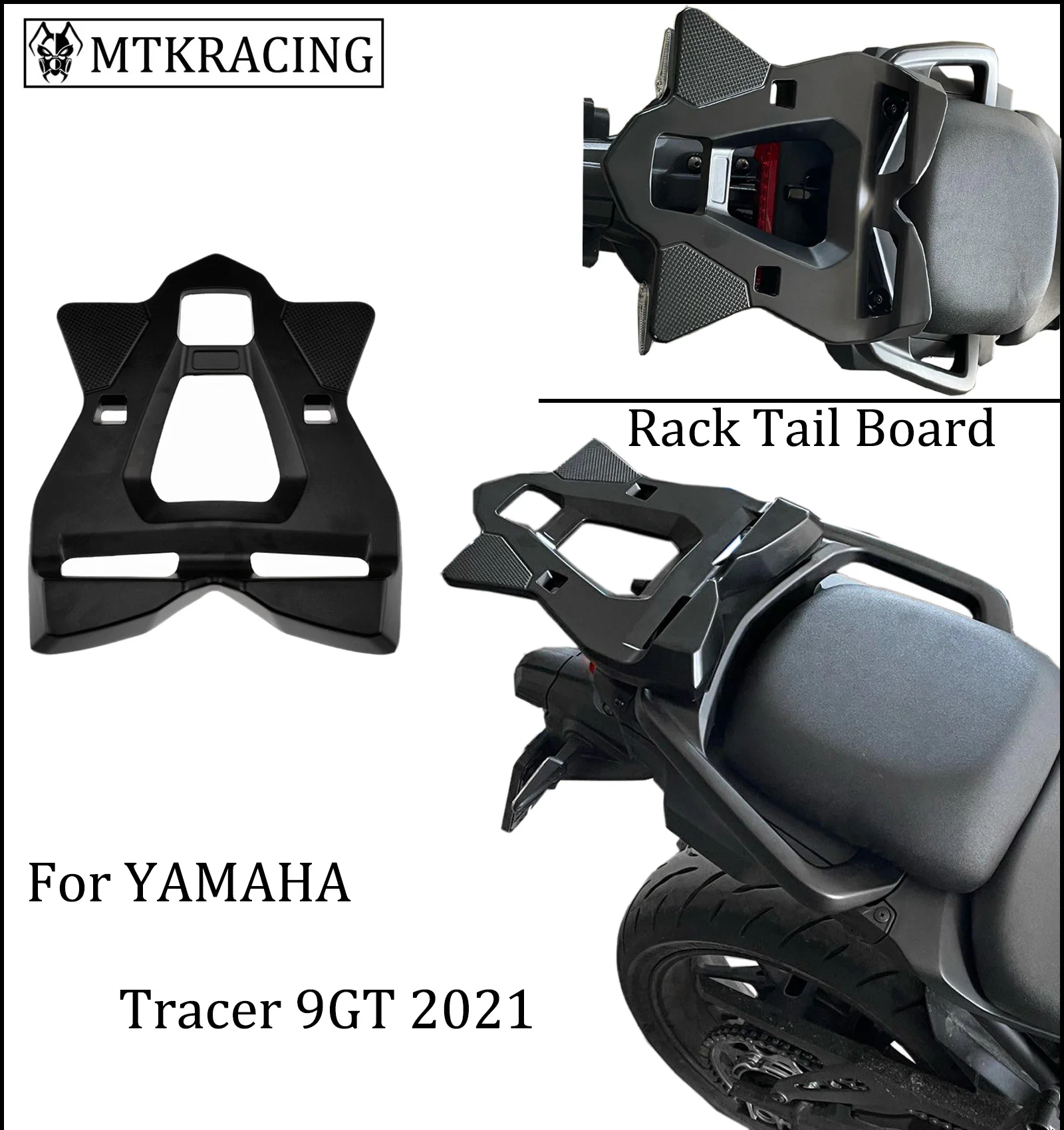 MTKRACING For Yamaha Tracer 9 Tracer 9GT Tracer9 2021 Rear Load Support Bracket Support Luggage Board Luggage Rack Tailgate