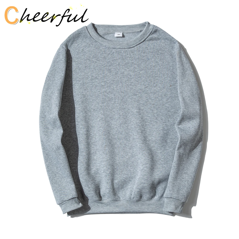 

Fashion Solid Sweatshirts Hoodies 2021Autumn Winter Warm Fleece Sweatshirt High Quality Men Tops Hip Hop Pullover sweatshirt