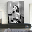 Плакаты принты Анджелина Джоли Бригит модель звезда актрозс Художественная печать на холсте картина маслом настенные картины гостиная домашний декор