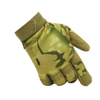 tactical gloves army military combat airsoft bicycle outdoor cycling shooting paintball hunting multicam camo full finger gloves