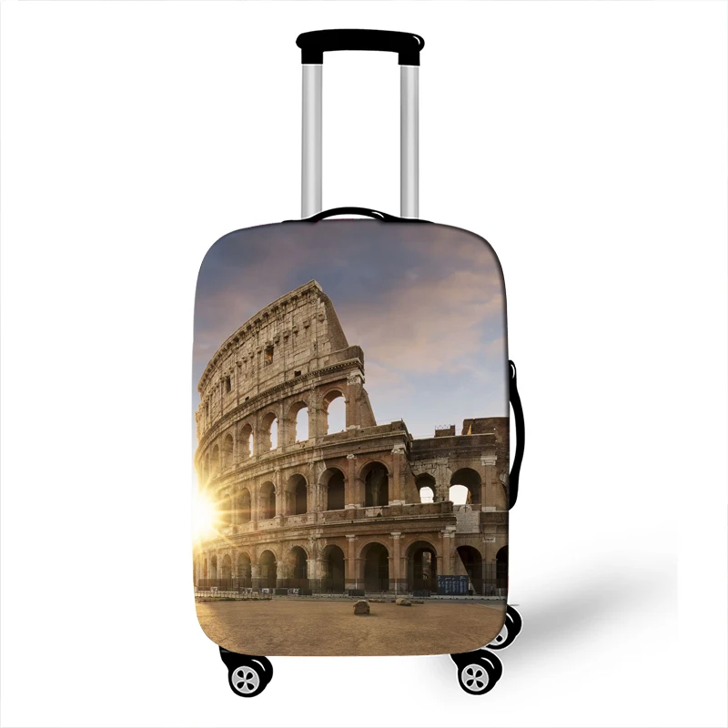 Защитный чехол для чемодана с принтом пейзажа мультяшный Дорожный Чехол на