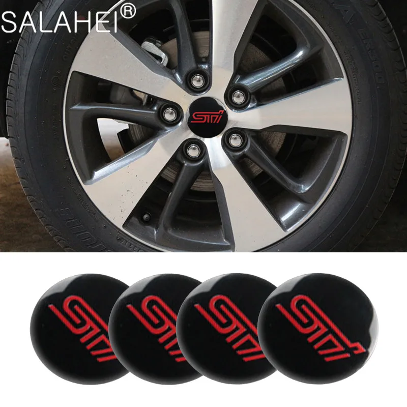 

4PCS 56mm Car Wheel Hub Center Cap Cover Logo Emblem Sticker For STI LEGACY Forester Outback impreza Car Styling Accessories