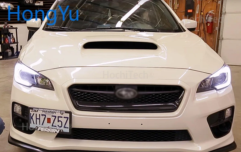 Автомобильный мигающий для Subaru WRX/STI светодиодный DRL Дневной ходовой свет Дневной Водонепроницаемый желтый сигнал