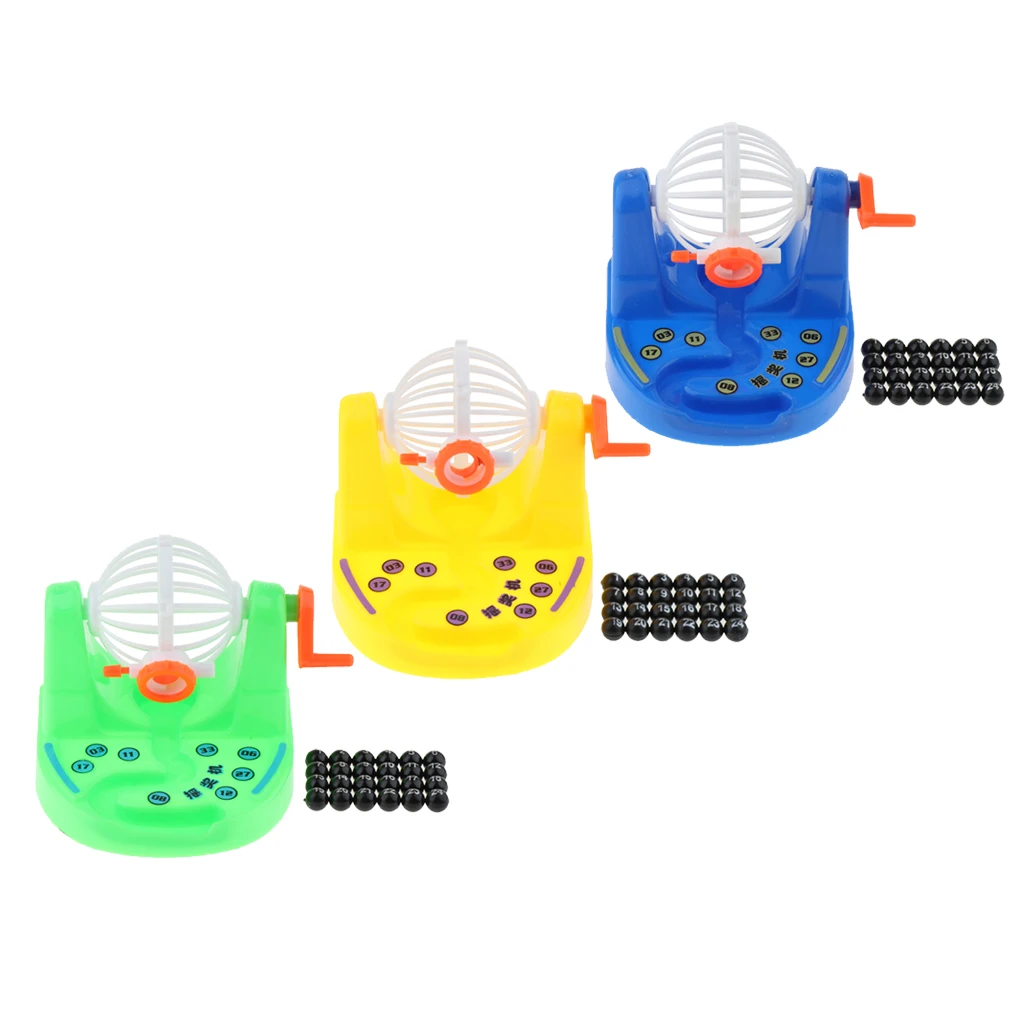 Набор мини клетки и мячей для бинго лотерейный игровой автомат Детская
