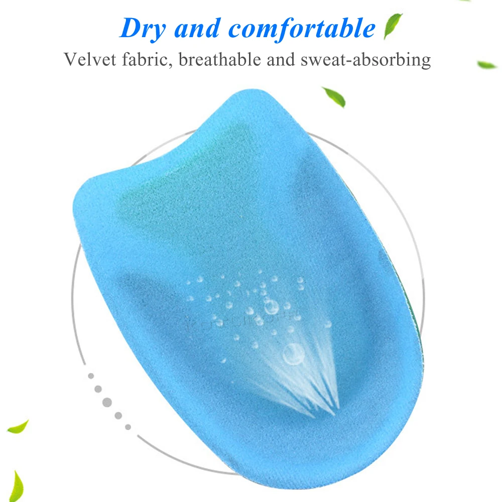 Gel Heel Cushion Inserts for Shoes Silicone Heel Cup Pads for Bone Spurs Pain Relief Protectors Plantar Fasciitis Insole Insert