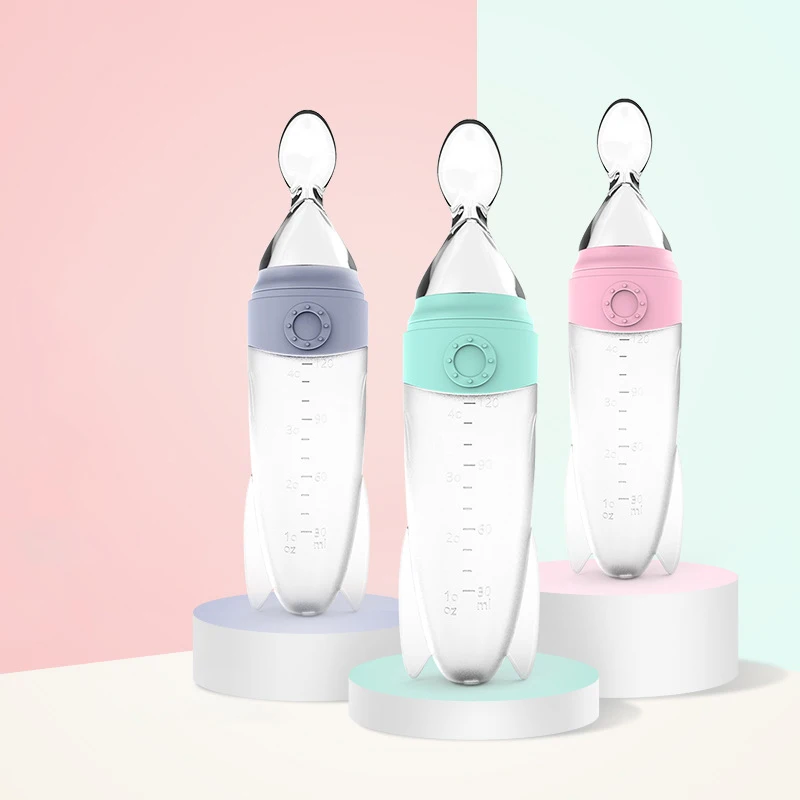 Бутылочка для кормления ребенка 120 мл бутылочка рисовая паста Мягкая ложка