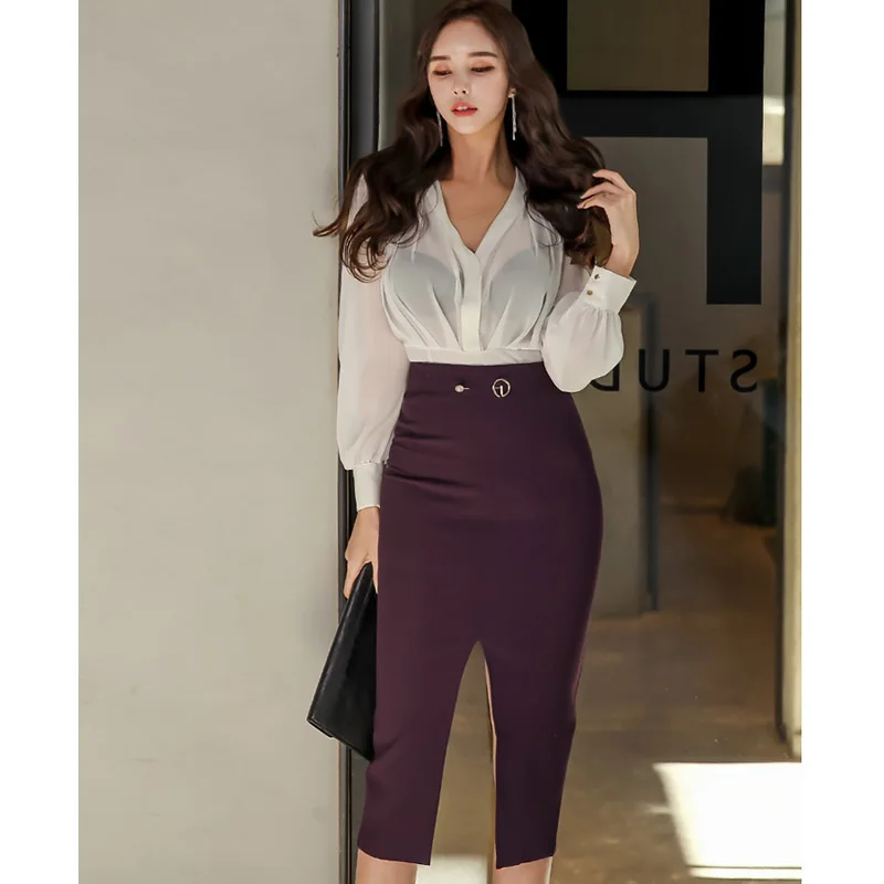 В Корейском стиле Детские весенние комплекты одежды с v-образным вырезом