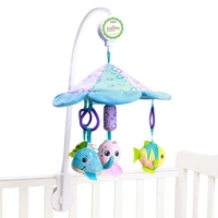 baby mobile toy hanging bed bell wind chime cribstroller holder rotating animal musical box toys newborn 0 12 24 months gift
