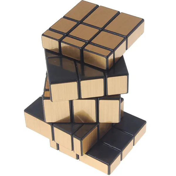 Новинка года 3x3x5 Соединенные зеркальный волшебный куб черный, серебристый цвет развивающие игрушки специальные игрушечные лошадки