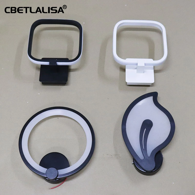 

Wall lamp wall lamp for bedroom, living room dining room white and black color wall lamp wall wall lamp, AC110V 220V50%