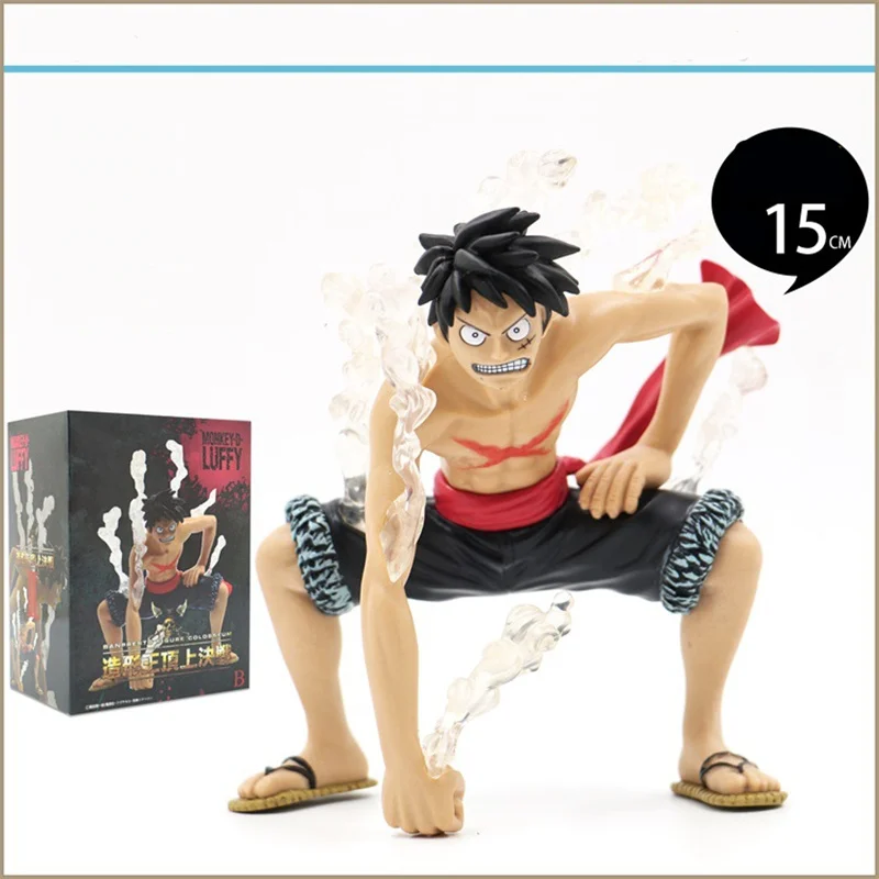Фигурка Луффи из японского аниме New World Monkey D Luffy 15 см 2 цвета ПВХ экшн фигурки
