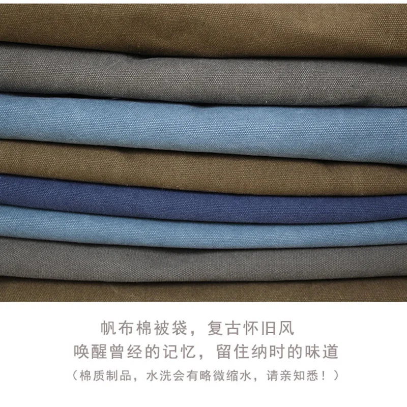 

Canvas Storage Bag Clothes Organizing Folders Soft Case-Washing Non-Paintcoat Tasteless Extra Large-Cotton-padded Clothes Blanke