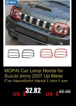 MOPAI автомобильный фонарь для Suzuki jimny 2007 вверх металлический задний бампер задний противотуманный светильник крышка лампы Защита для Suzuki аксессуары для jimny