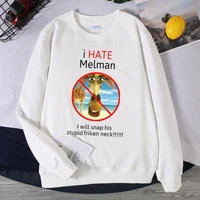 i hate melman fashion men harajuku streetwear long sleeve tracksuit female casual oversized loose clothing crewneck sweatshirt
