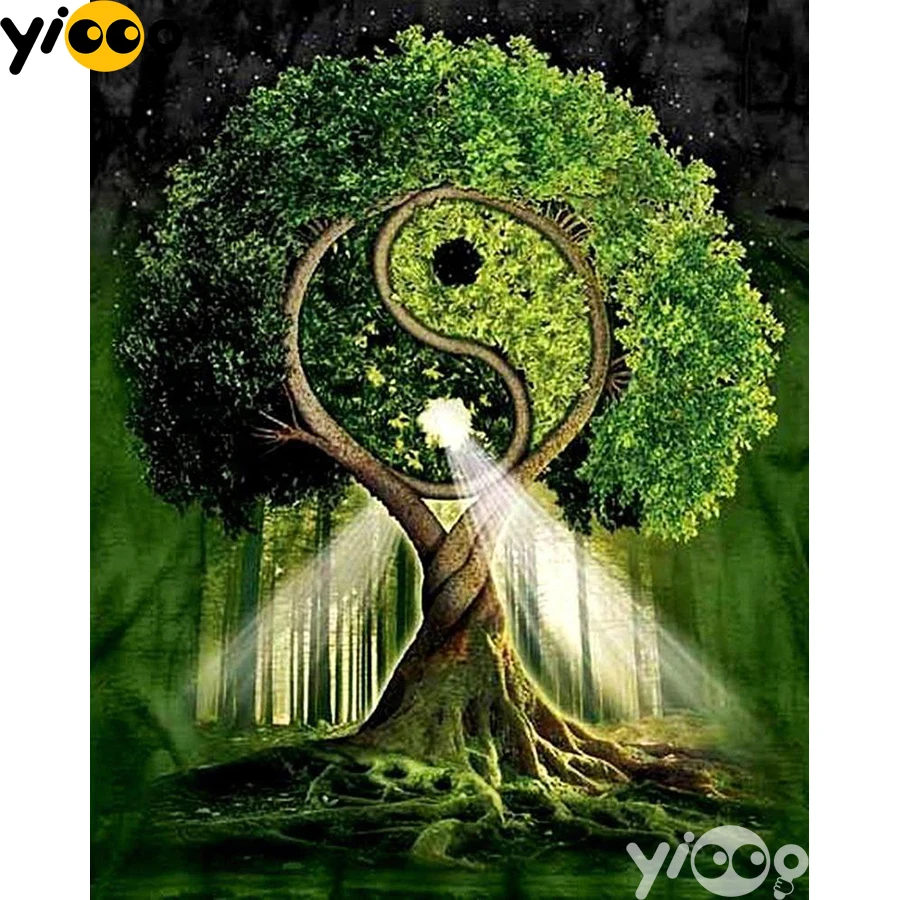 

Full Square/Round Drill Diamond Painting Cross Stitch Embroidery Gossip tree Rhinestone Mosaic Home Decor Gift AX2922