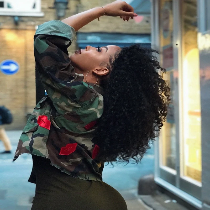 

Brand New Fashion Women's Camouflage Military Army Short Jacket Casual Outwear Coat Tops Streetwear