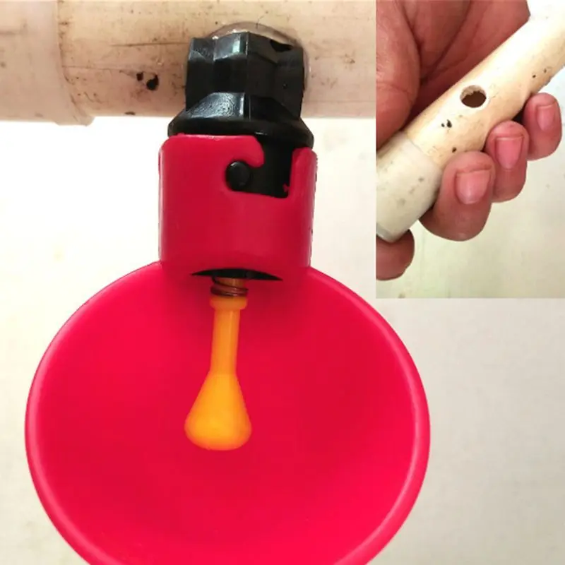 

50 шт. автоматические чашки для воды для цыплят, пластиковая кормушка для воды для цыплят, чаши для воды для птицы, кормушка для поплавка