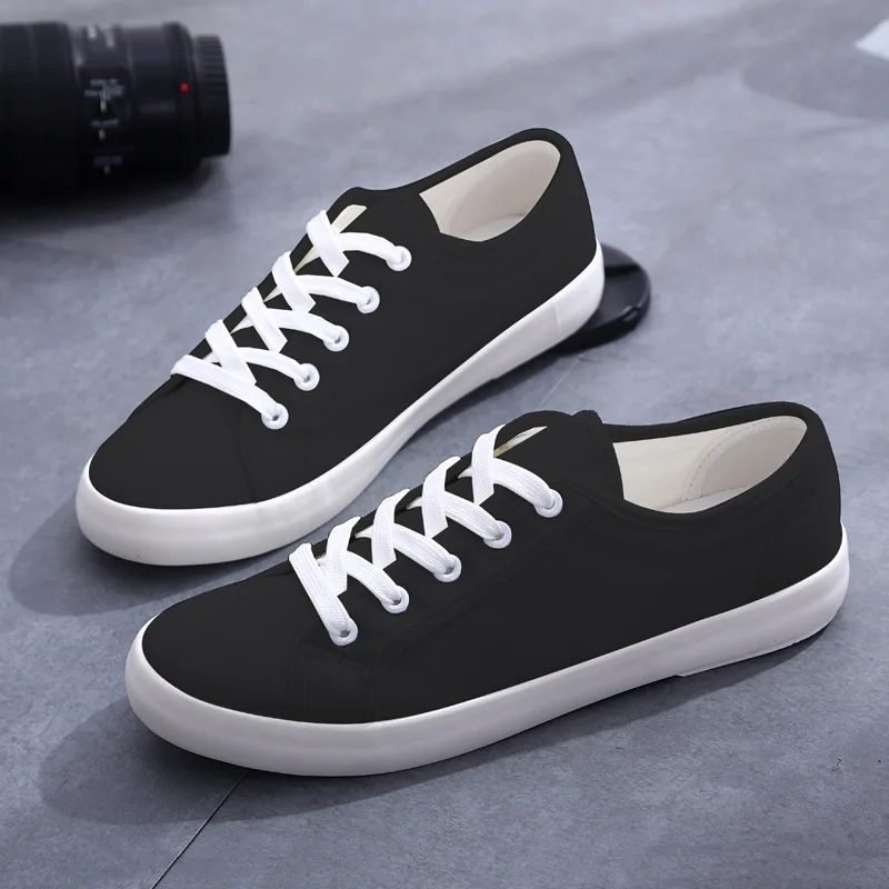 

Men's Breathable Canvas Shoes Summer New Creative Design White Black High-top Casual High Heels 39-44 Large Size Women Shoes