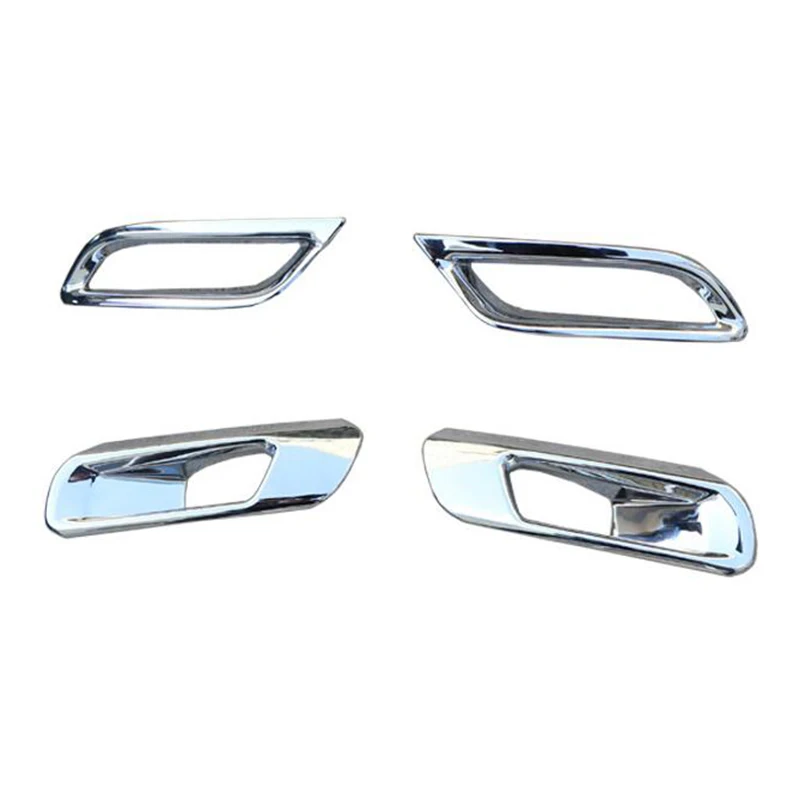 ABS хром передние и задние противотуманные фары декоративная рамка для Toyota Camry 2018