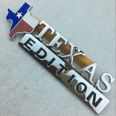 16 2 см * 4 серебряная металлическая эмблема для машины TEXAS EDITION значок задний