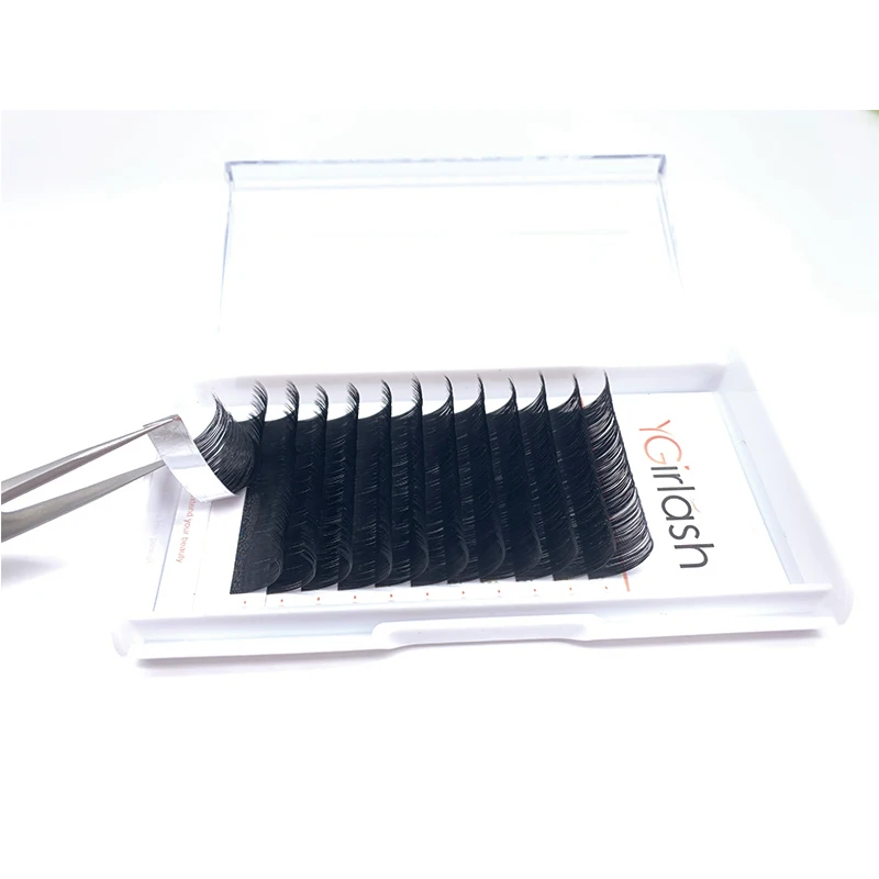

Ygirlash Classic Volume Faux Mink Cilia Lash Regular Individual 16mm 17mm 18mm 19mm 20mm Long Eyelash Extensions