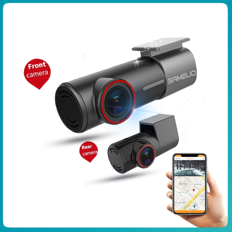 

Видеорегистратор Sameuo U700, 2K 1080P, Wi-Fi, ночное видение