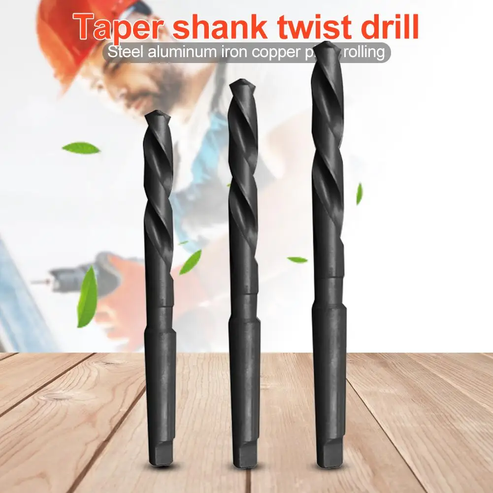 

High Speed Steel Taper Handle Twist Drill Bit Strong Durable and Wearable Cutting Sharply for Metal Copper Plate Woodworking