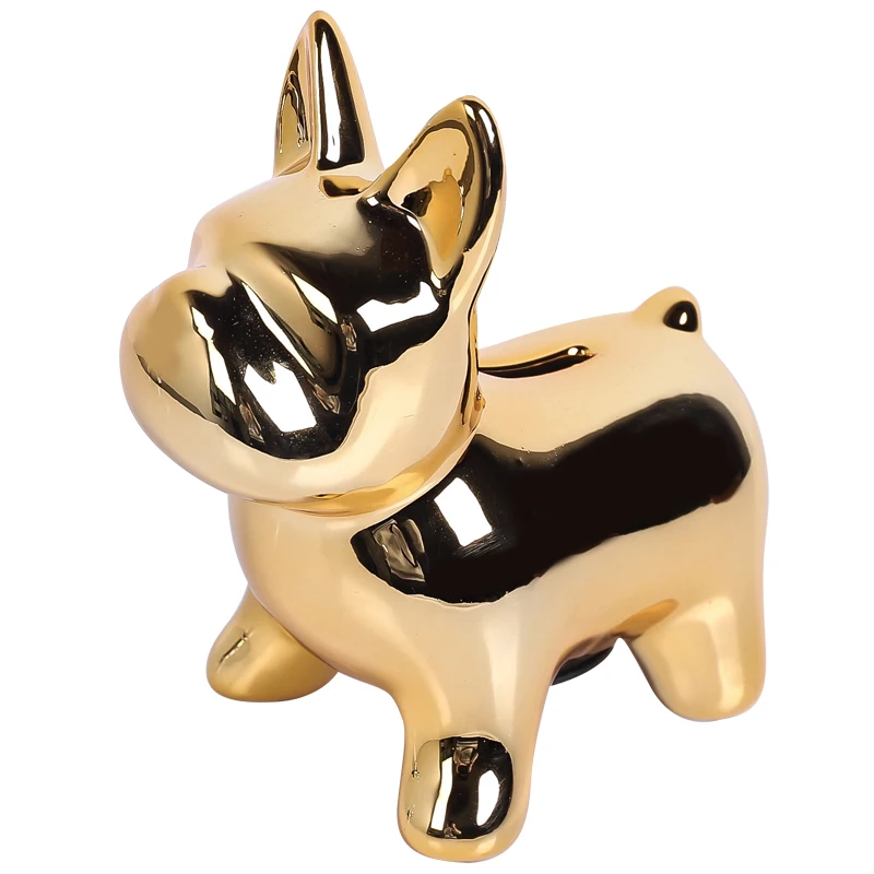 

Nordic Modern Golden Dog Decoration Living Room Home Furnishing Creative Light Luxury Decoration Desktop Small Animal Decoration