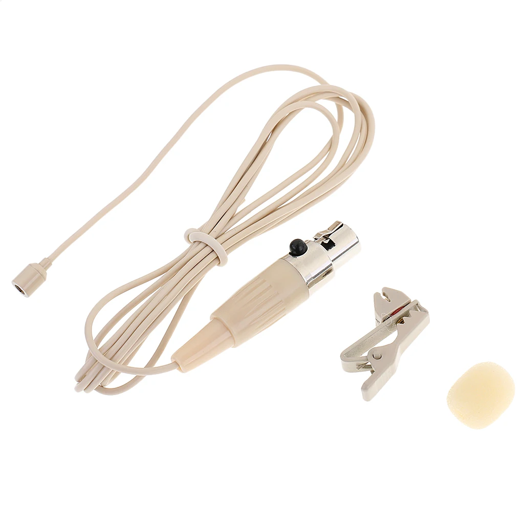 

Mini Clip Lapel Lavalier Microphone Wired Mic with Joint for Sound Console