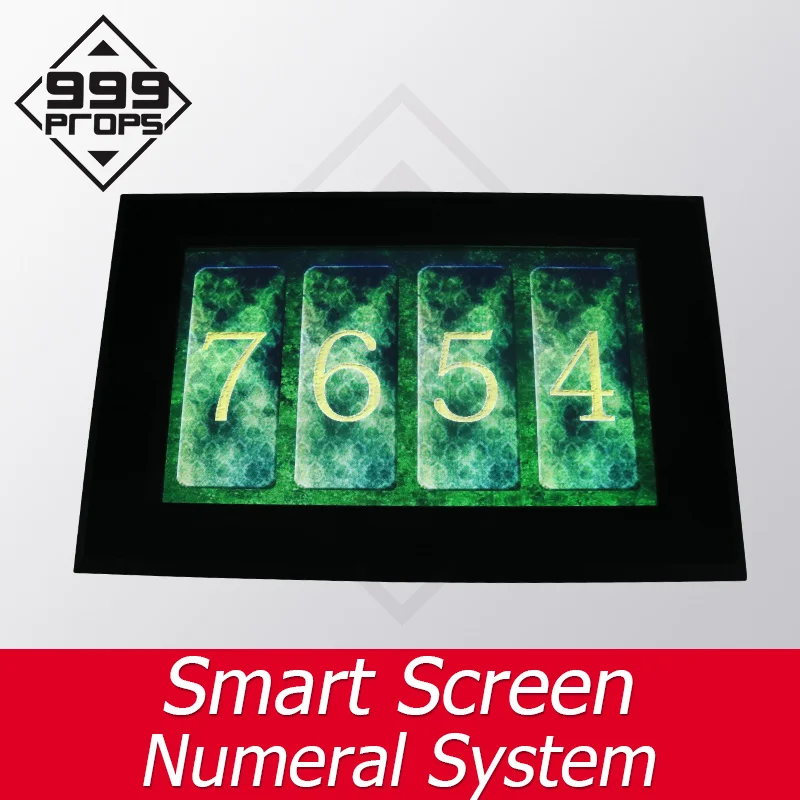 999 реквизит Smart screen Numeral system Prop реальная жизнь номер побега введите правильный пароль, чтобы разблокировать takagism поставщика игр