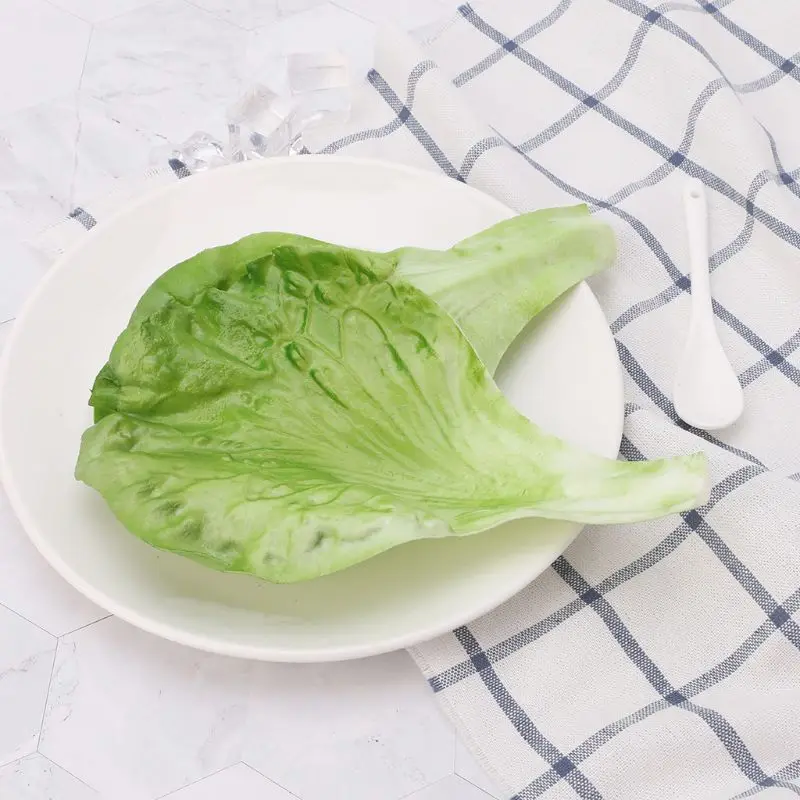 

Artificial Simulation Food Vegetables Fake Lettuce Photography Props For Decoration Room Home Christmas Wall Decor
