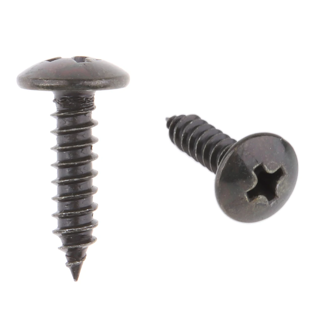 

Black Iron Fastener Type U Clips And Screw Retaining Rivets For Car Bumper