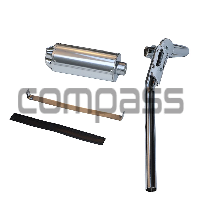 Набор мотоцикла Dirt Pit Bike глушитель выхлопной Системы трубы комплект для Honda XR50 CRF50